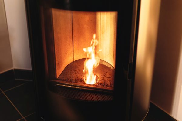Wood Pellet Stove Assembly