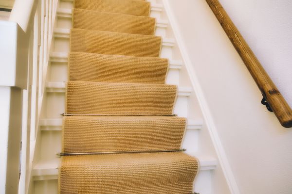 Stairway Rug Installation
