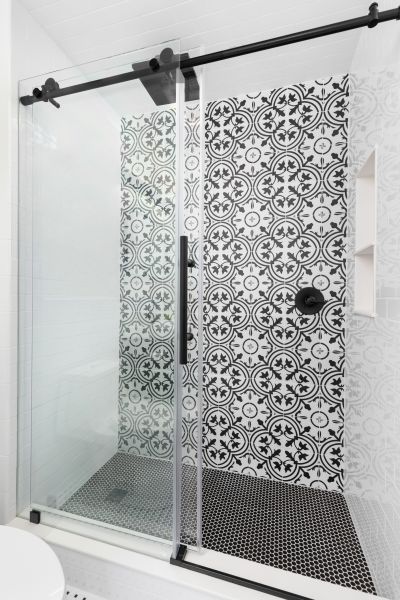Shower Door Wheel Installation